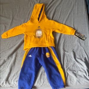 Adidas Golden State toddler 2 piece set